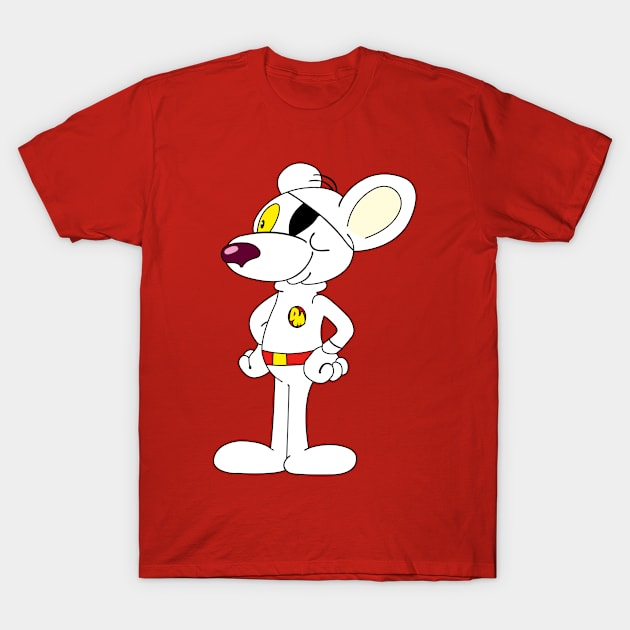 Danger Mouse - Cartoon T-Shirt by LuisP96